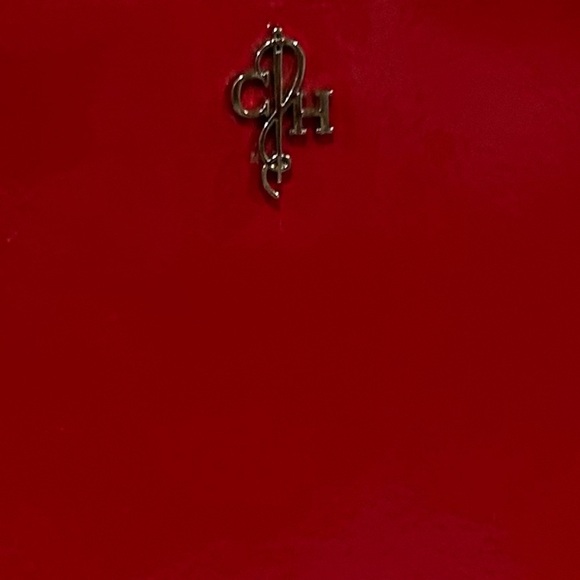 Cole Hann Red Patent Leather Wallet clutch - Picture 3 of 6